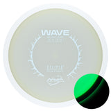 Glowing disc with 'Wave' and 'Eclipse' text on a white background