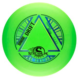 Green disc with 'Drift' and 'Streamline Discs' branding on a white background