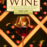 Book cover of 'Cellaring Wine' with a glass of wine and vineyard background