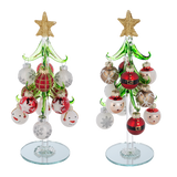 Glass Tree w/ bulbs