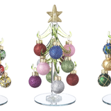 Glass Tree w/ bulbs