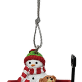 Ornament - Red Sled w/ Teddy