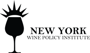 Logo of the New York Wine Policy Institute with a wine glass and crown silhouette.