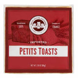 Petits Toasts package on a white background with France branding