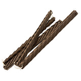 A group of wooden oak sticks on a white background