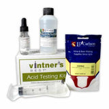 Vintner's Best Acid Testing Kit with ID Carlson products on a white background