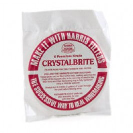 Packaging of Crystalbrite with Harris Filters branding on a white background