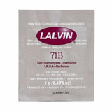 Lalvin 71B yeast packet on a white background