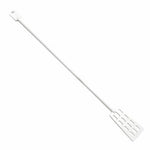 White plastic paddle on a white background