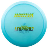 Blue disc with Innova branding on a transparent background