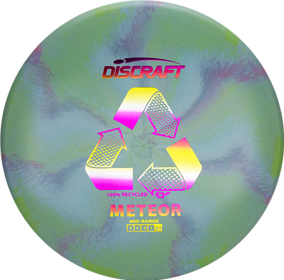 Discraft Meteor disc golf disc on a white background