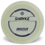 Innova Shryke disc golf disc on a white background