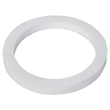 White rubber ring on a white background