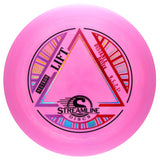 Pink disc with 'Streamline Discs' branding and design on a white background