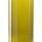 Green wine bottle on a white background