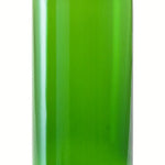 Green wine bottle on a white background