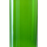 Green wine bottle on a white background