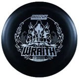 Black disc with 'Wraith' branding on a transparent background