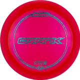 Red disc with 'Crank' branding on a white background